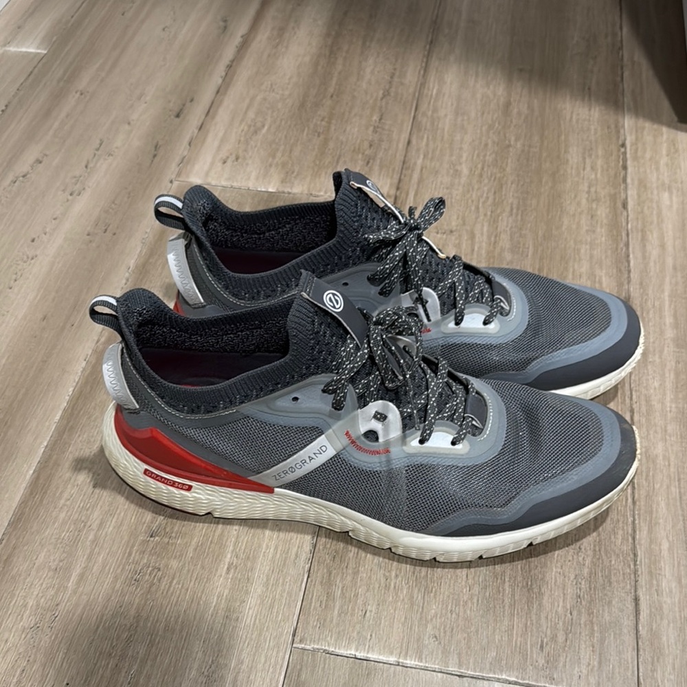 Cole Haan Gray Sneakers with Lightweight Mesh and Synthetic Upper